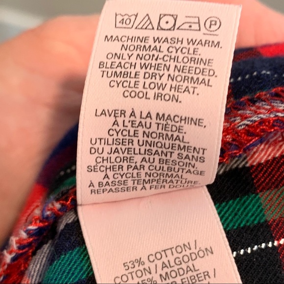 Victoria's Plaid Flanner Pajama Shirt - Picture 6 of 8